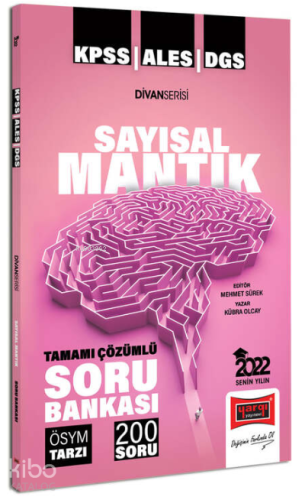 2022 KPSS ALES DGS Divan Serisi Sayısal Mantık Tamamı Çözümlü Soru Bankası