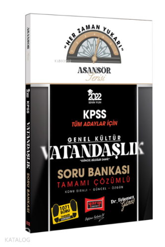 2022 KPSS Asansör Serisi Vatandaşlık Tamamı Çözümlü Soru Bankası