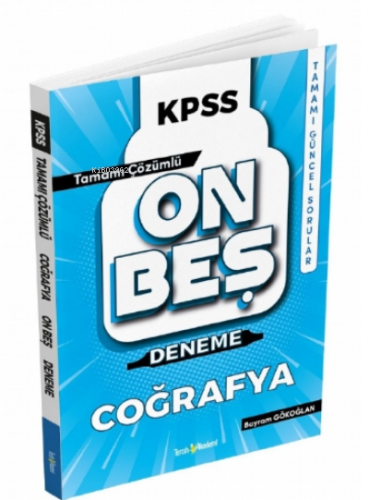 2022 KPSS Coğrafya Tamamı Çözümlü 15 Deneme