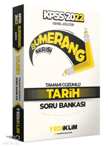 2022 KPSS Genel Kültür Bumerang Tarih Tamamı Çözümlü Soru Bankası