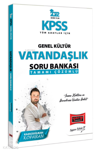 2022 KPSS Genel Kültür Tamamı Çözümlü Vatandaşlık Soru Bankası