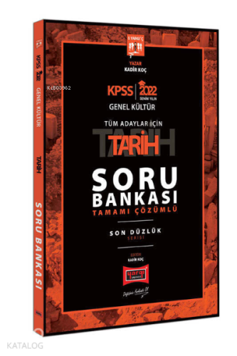 2022 KPSS Genel Kültür Tüm Adaylar İçin Son Düzlük 5 Yargıç Tamamı Çözümlü Tarih Soru Bankası