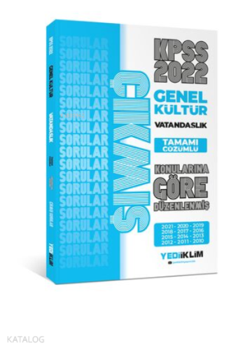 2022 KPSS Genel Kültür Vatandaşlık Konularına Göre Tamamı Çözümlü Çıkmış Sorular