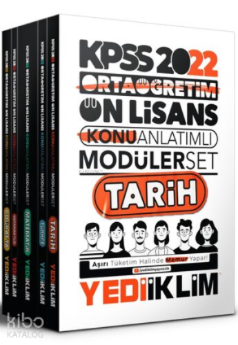 2022 KPSS Ortaöğretim Ön Lisans GY-GK Konu Anlatımlı Modüler Set