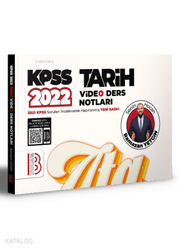 2022 KPSS Tarih Video Ders Notları