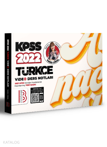 2022 KPSS Türkçe Video Ders Notlar