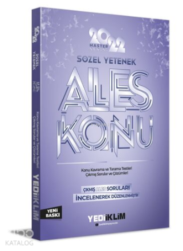 2022 Master Serisi Ales Sözel Yetenek Konu Anlatımı