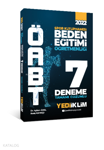 2022 ÖABT Beden Eğitimi Öğretmenliği ;Spor Kütüphanesi Tamamı Çözümlü 7 Deneme