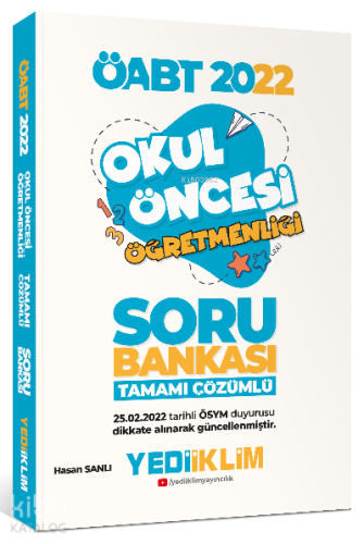 2022 ÖABT Okul Öncesi Öğretmenliği Tamamı Çözümlü Soru Bankası