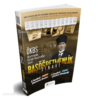 2022 ÖKBS Başöğretmenlik 5 Fasikül Deneme Akademi Denizi