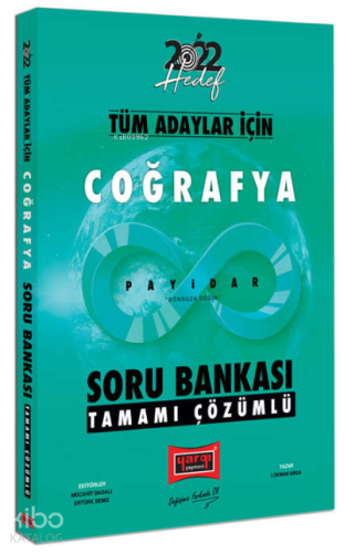 2022 Tüm Adaylar İçin Genel Kültür Payidar Coğrafya Soru Bankası