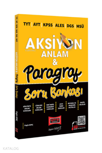 2022 TYT AYT KPSS ALES DGS MSÜ Aksiyon Anlam & Paragraf Soru Bankası