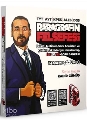 2022 TYT-AYT-KPSS-ALES-DGS Paragrafın Felsefesi Tamamı Çözümlü Soru Ba