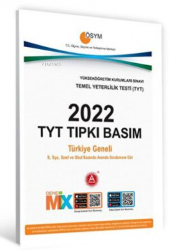 2022-TYT-Tipki-Basim-Deneme-Sinavi-A-Yayinlari - Kitapiks.com