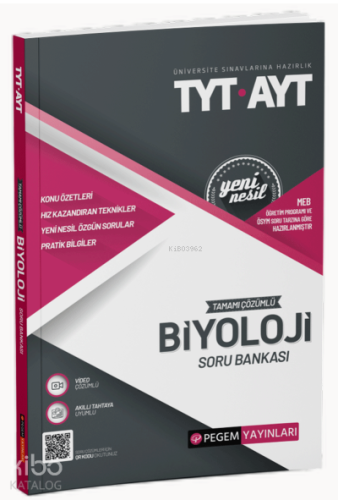 2022 Üniversite Sınavlarına Hazırlık TYT-AYT Tamamı Çözümlü Biyoloji S
