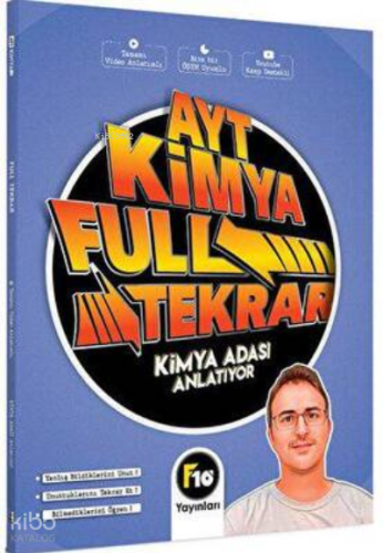 2023 Kimya Adası AYT Kimya Full Tekrar Video Ders Kitabı