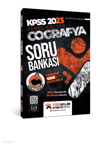 2023 KPSS Atölye Serisi Coğrafya Tamamı Video Çözümlü Soru Bankası