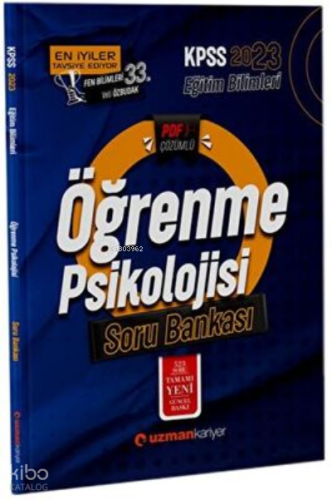 2023 Kpss Eb Soru Bankası Öğrenme Psikolojisi