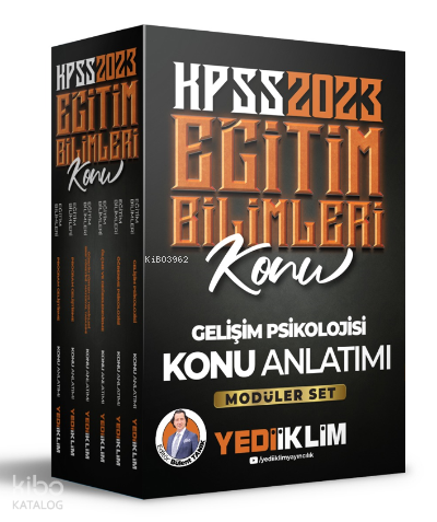 2023 KPSS Eğitim Bilimleri Konu Anlatımlı Modüler Set   Isbn: 9786254311604