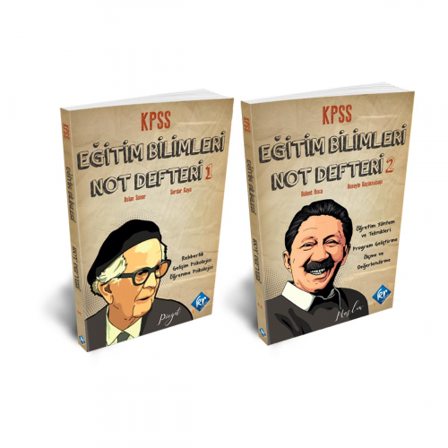 KPSS Eğitim Bilimleri Defterleri (2 Cilt) KR Akademi Yayınları