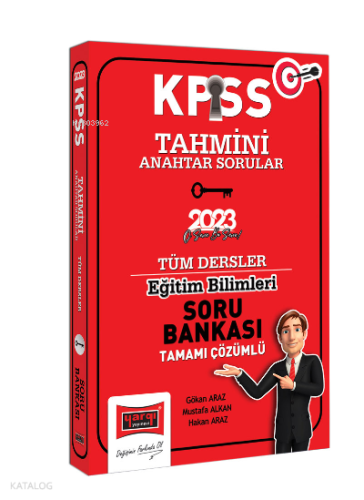 2023 KPSS Eğitim Bilimleri Tüm Dersler Tamamı Çözümlü Tahmini Anahtar