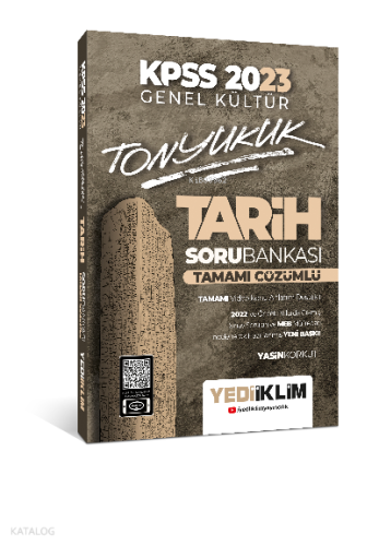 2023 KPSS Genel Kültür Tonyukuk Tarih Tamamı Çözümlü Soru Bankası
