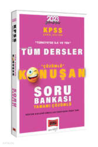 2023 KPSS Genel Kültür Tüm Dersler Tamamı Çözümlü Konuşan Soru Bankası