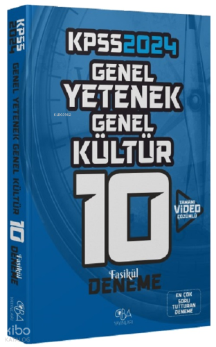 2023 KPSS Genel Yetenek Genel Kültür 10 Deneme