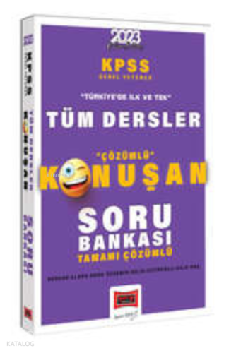 2023 KPSS Genel Yetenek Tüm Dersler Tamamı Çözümlü Konuşan Soru Bankası
