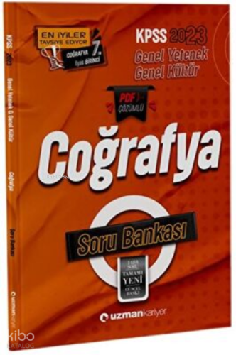 2023 Kpss Gkgy Soru Bankası Coğrafya