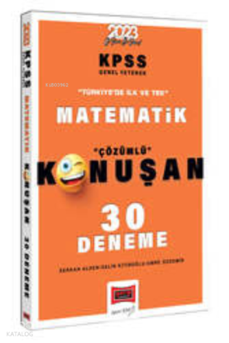 2023 KPSS Matematik Tamamı Çözümlü Konuşan 30 Deneme