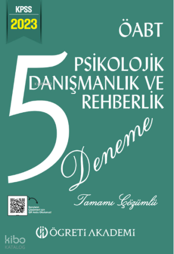 2023 KPSS ÖABT Psikolojik Danışma ve Rehberlik 5 Deneme
