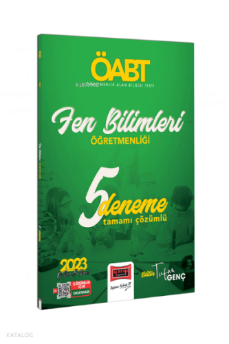 2023 ÖABT Fen Bilgisi Öğretmenliği Tamamı Çözümlü 5 Deneme