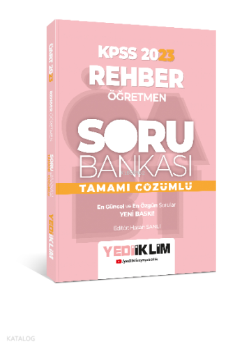 2023 ÖABT Rehber Öğretmen Tamamı Çözümlü Soru Bankası