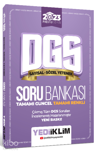 2023 Prestij Serisi Dgs Sayısal-Sözel Yetenek Soru Bank