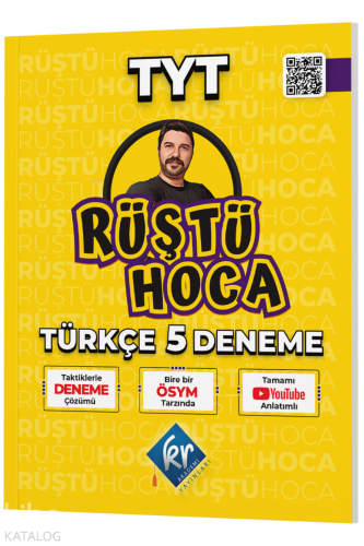 2023 Rüştü Hoca TYT Türkçe 5 Deneme - Kitapiks.com