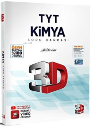 2023 Tyt 3D Kımya Sb - Kitapiks.com
