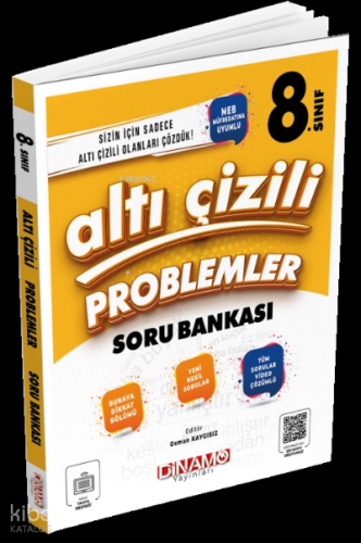 Dinamo 8. Sınıf Altı Çizili Problemler Soru Bankası
