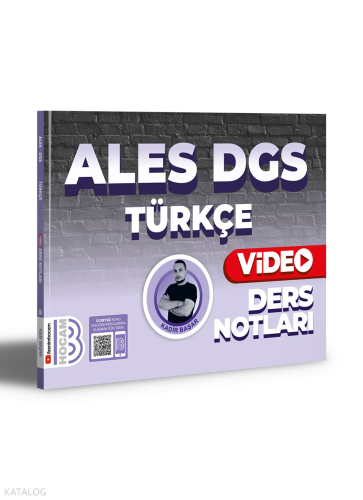 2024 ALES DGS Türkçe Video Ders Notları