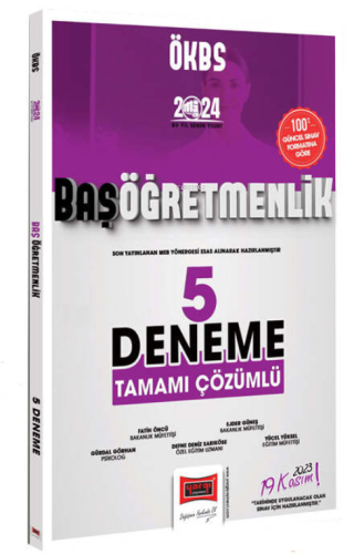 2024 Başöğretmenlik 5 Deneme