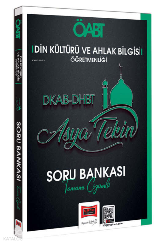 2024 DKAB-DHBT ÖABT Din Kültürü ve Ahlak Bilgisi Öğretmenliği Tamamı Çözümlü Soru Bankası (Asya Tekin)
