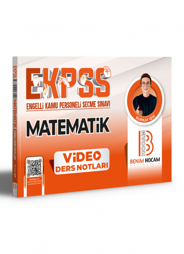 2024 EKPSS Matematik Video Ders Notları Benim Hocam Yayınları - Kitapi