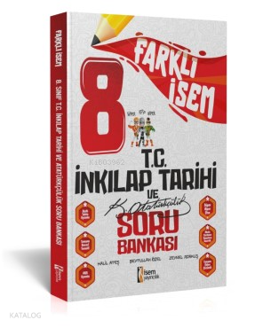 2024 Farklı İsem 8.Sınıf İnkılap Tarihi Ve Atatürkçülük Soru Bankası