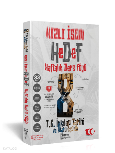 2024 Hızlı İsem 8.Sınıf İnkılap  Haftalık Ders Föyü