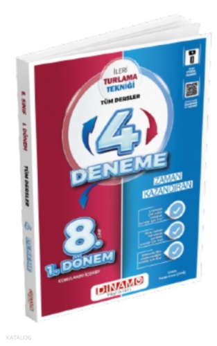 2024 İleri Turlama Tekniği 8 Sınıf I. Dönem Tüm Dersler 4 Deneme