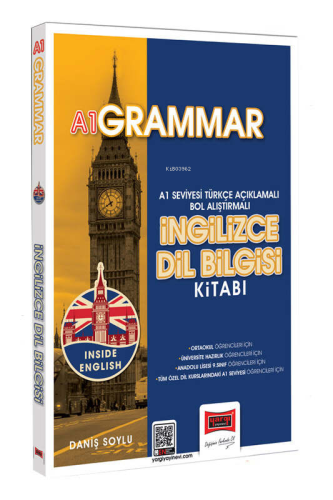 2024 Inside English A1 Grammar İngilizce Dil Bilgisi Kitabı - Kitapiks