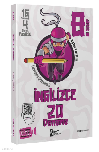 2024 İsem 8. Sınıf İngilizce 20 Deneme