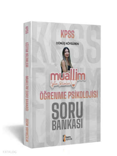 2024 İsem KPSS Muallim Eğitim Bilimleri Öğrenme Psikolojisi Soru Bankası