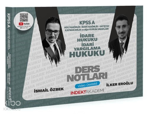 2024 KPSS A Grubu İdare ve İdari Yargılama Hukuku Video Ders Notları