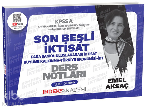 2024 KPSS A Grubu İktisat Son Beşli Video Ders Notları